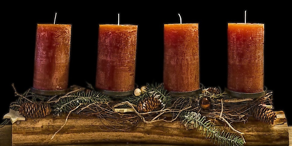 Schlichter Adventskranz produkt bild