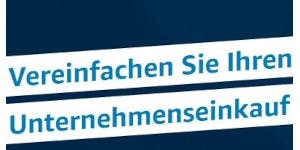 Slogan: "Vereinfachen Sie Ihren Unternehmenseinkauf"