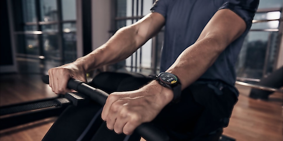 Rudern mit Smartwatch von HUAWEI Watch GT 2 für Sportler