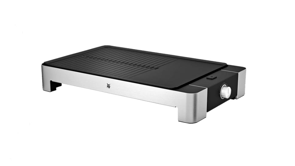 BCO-Saturn-Elektrogrill-WMF silberschwarzer Elektro-Tischgrill der Marke WMF