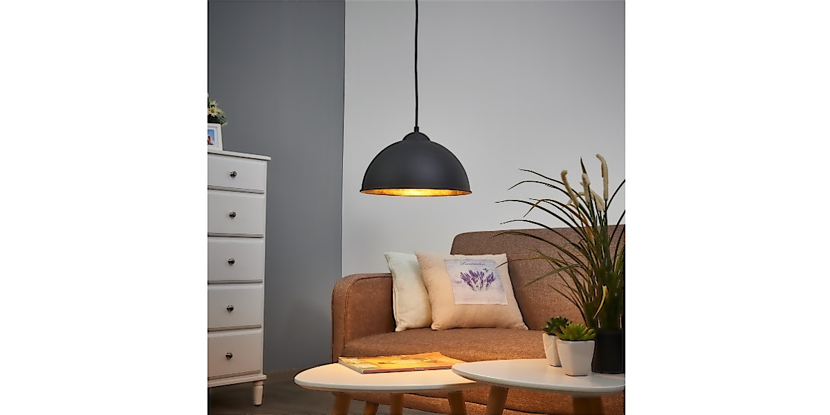 Schwarze Lampe Hängeleuchte Jimmy