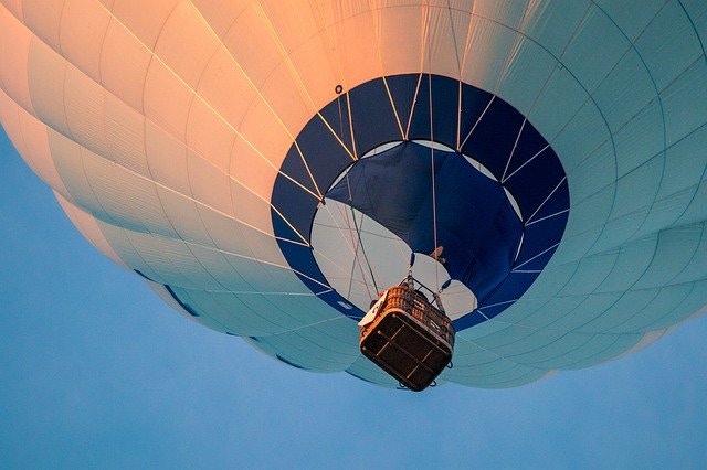 Aufregende Erlebnisse mit Go City Pass Heißluftballon von unten