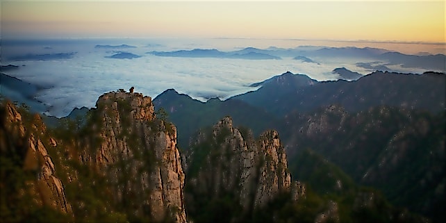 Nachhaltiges Reisen Wanderung Gelbe Berge