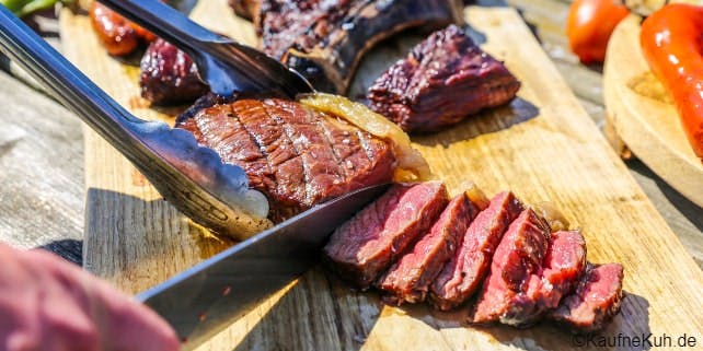 Crowdbutchering Fleisch aufschneiden
