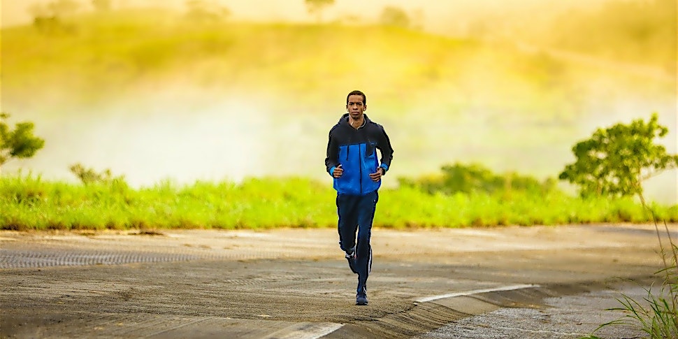 Fitness App für Jogger Joggen auf Straße