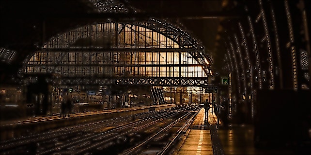Bahnhof Nachhaltiges Reisen mit Zug