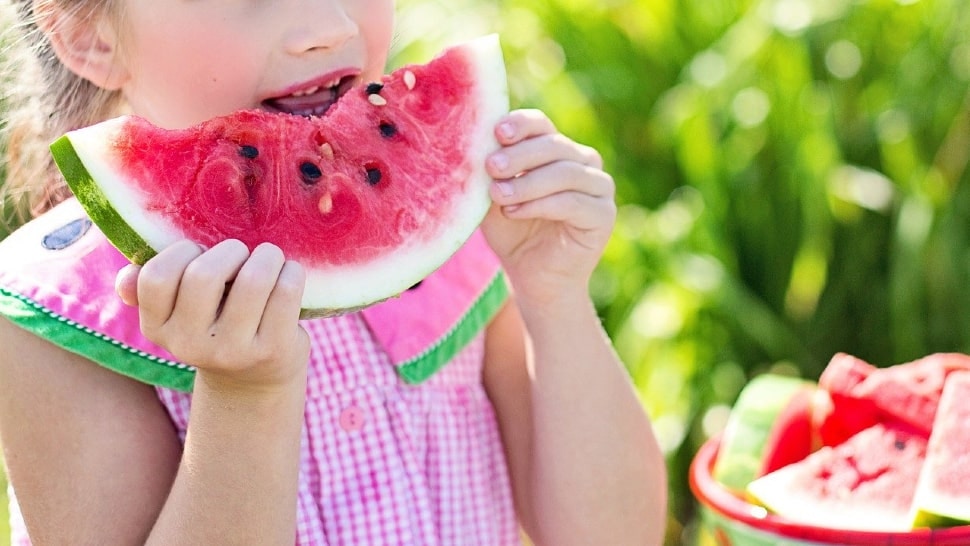 Eine Wassermelone reicht für viele als Sommergericht