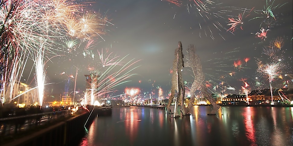 Feuerwerkt Berlin Silvester in Berlin